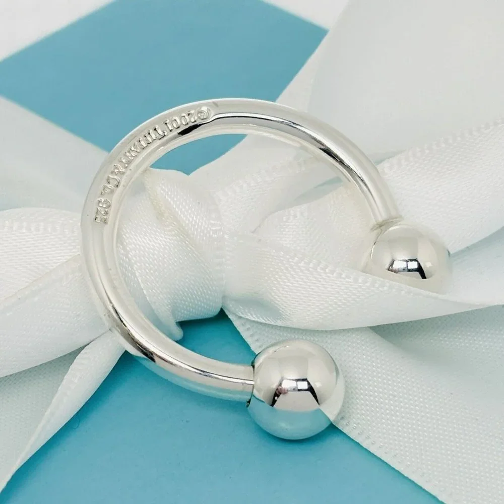 Tiffany & Co Horseshoe Key Ring Chain in Sterling Silver Unisex